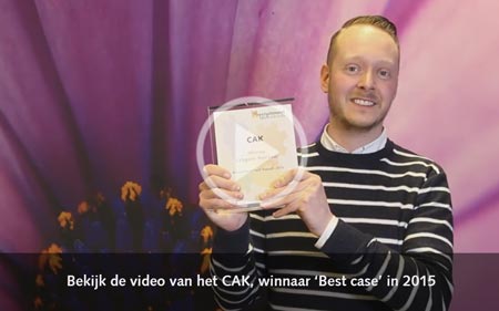 Bekijk de video van het CAK, winnaar Recruitment Tech Award 2015 in de categorie 'Best case'