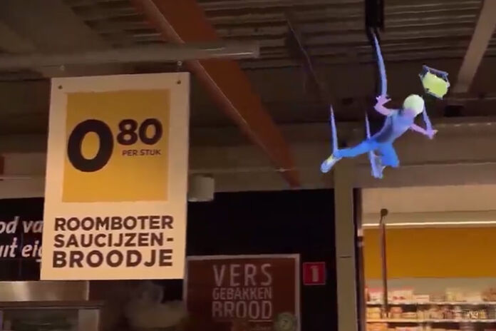 Jumbo Supermarkten werft bijbaners met heus hologram in winkels